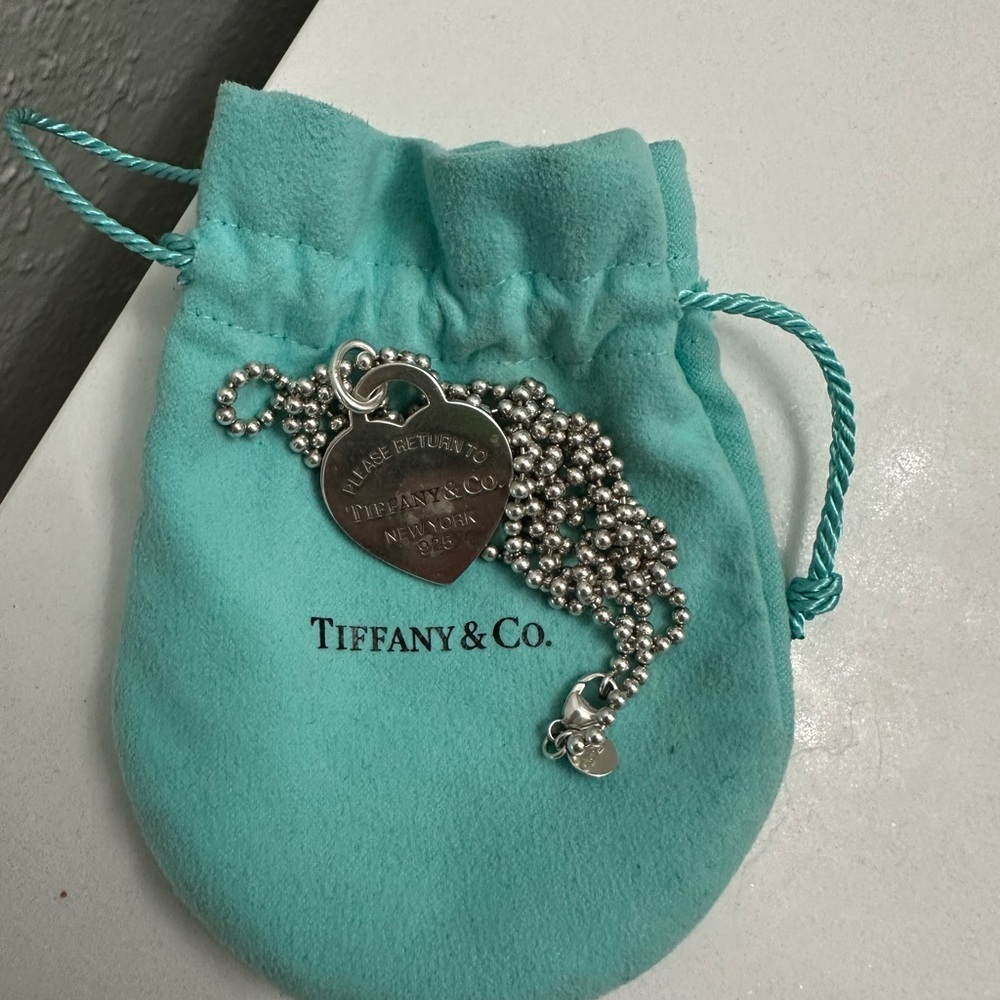 Tiffany & Co. Silver Necklace with Intricate Design